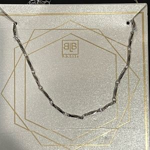 NWT - B.B. Lila Silver Necklace